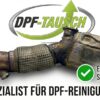Partikelfilter-Reinigung TÜV-geprüft mit Prüfprotokoll / Reinigungs-Zertifikat + Garantie
